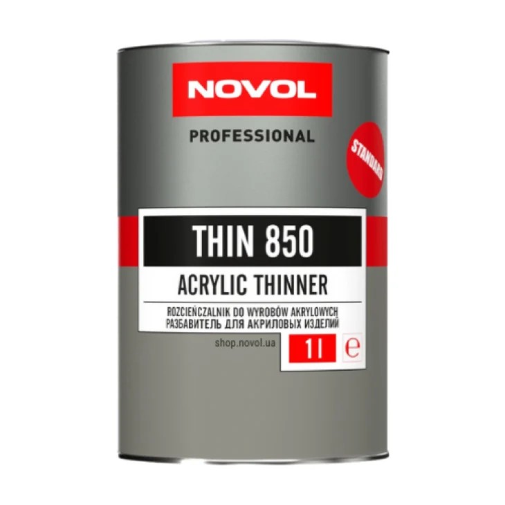 Розчинник акриловий (стандартний) Novol Thin 850 1 л